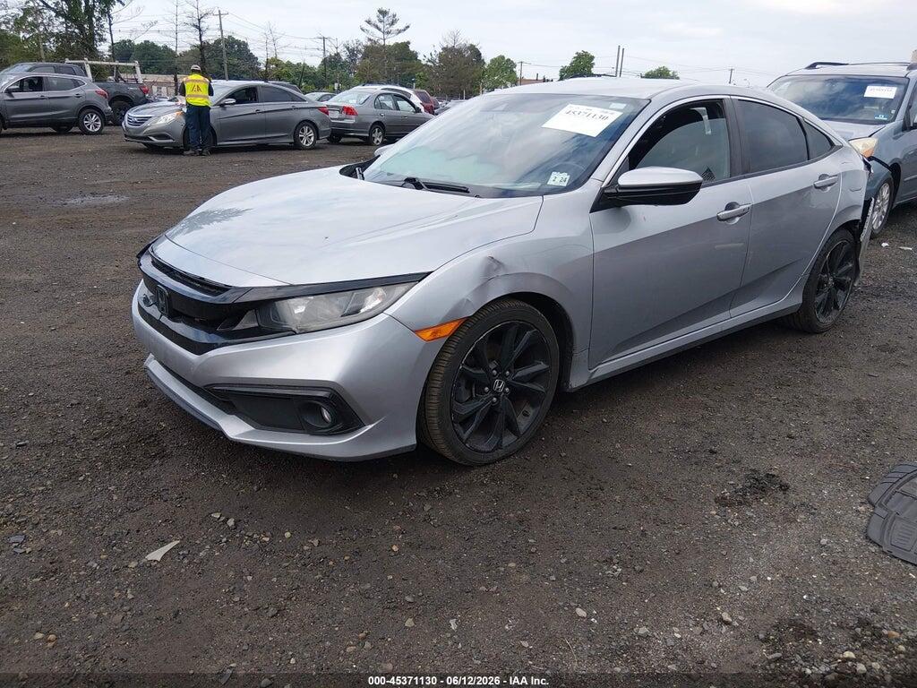 19XFC2E80KE007195 2019 HONDA CIVIC photo no. 2