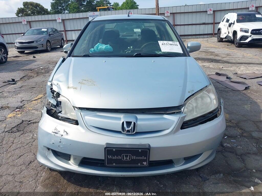 JHMES96645S017264 2005 HONDA CIVIC HYBRID photo no. 11