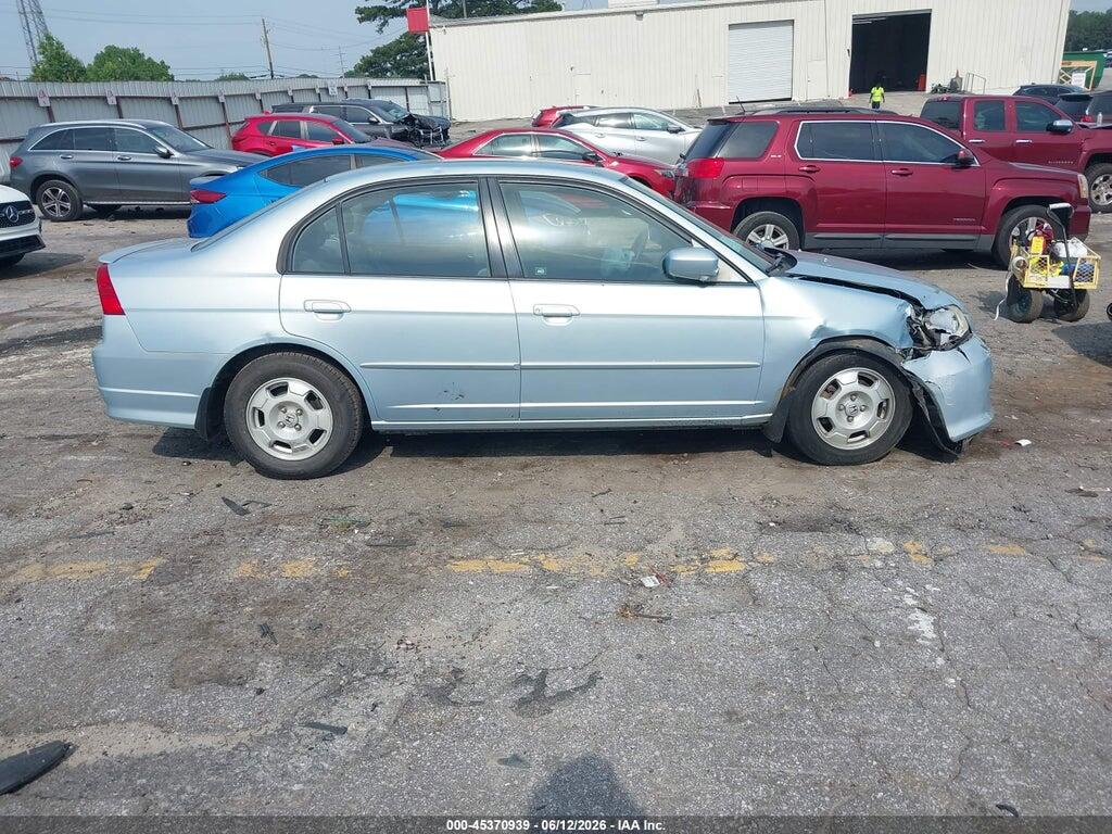 JHMES96645S017264 2005 HONDA CIVIC HYBRID photo no. 12