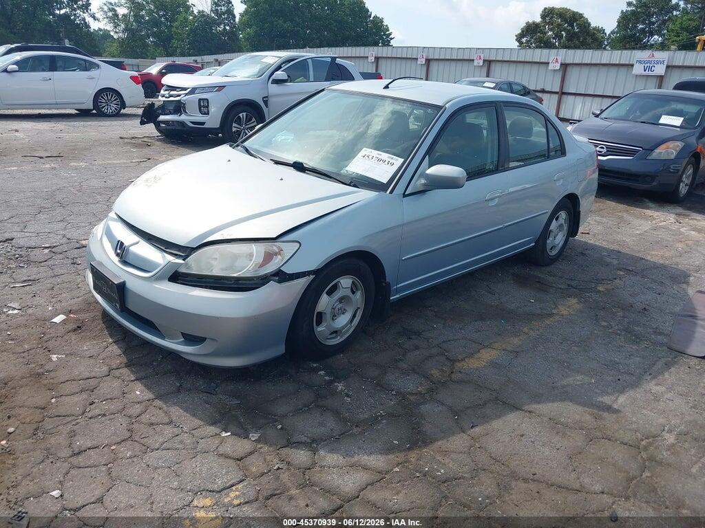 JHMES96645S017264 2005 HONDA CIVIC HYBRID photo no. 2