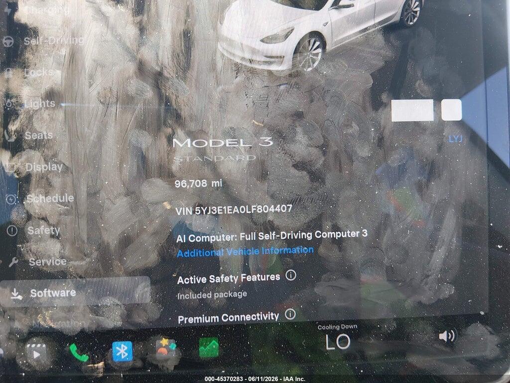5YJ3E1EA0LF804407 2020 TESLA MODEL 3 photo no. 7