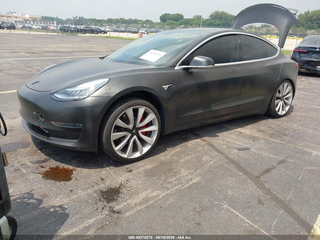 5YJ3E1EB7JF151516 2018 TESLA MODEL 3 photo no. 2