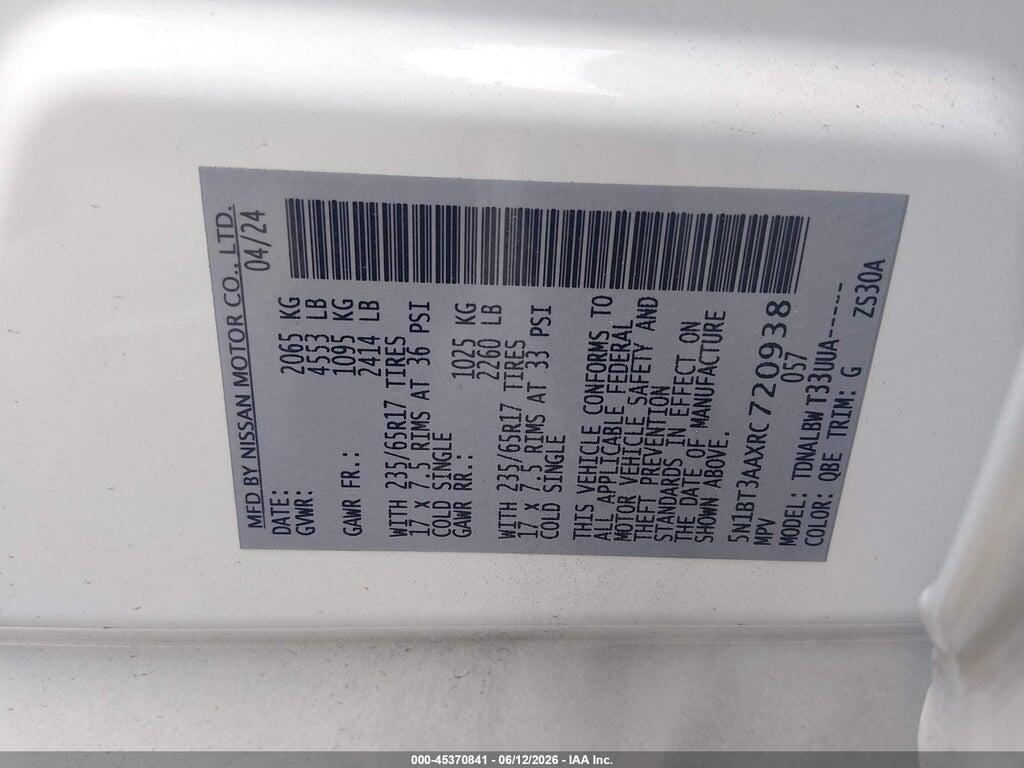 5N1BT3AAXRC720938 2024 NISSAN ROGUE photo no. 9