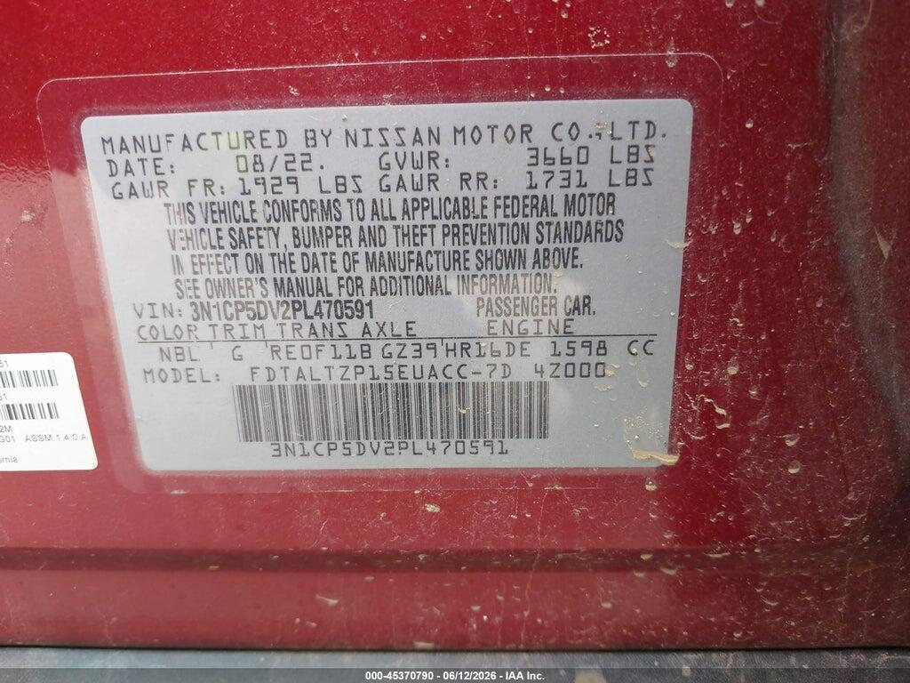 3N1CP5DV2PL470591 2023 NISSAN KICKS photo no. 9