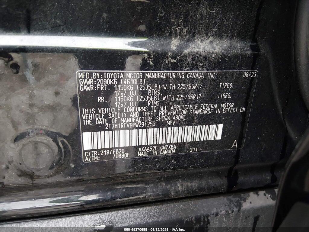 2T3H1RFV9PW294253 2023 TOYOTA RAV4 photo no. 9