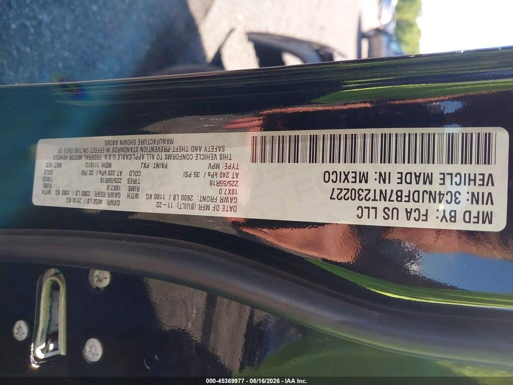 3C4NJDFB7NT230227 2022 JEEP COMPASS photo no. 9