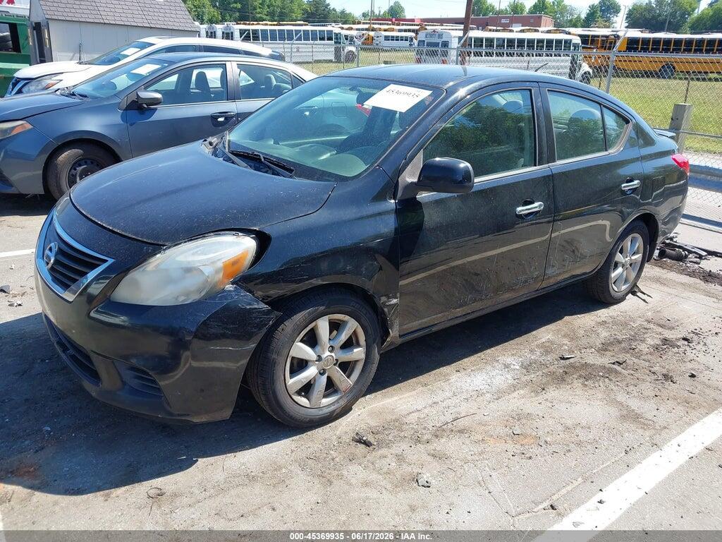 3N1CN7AP3EL812439 2014 NISSAN VERSA photo no. 2