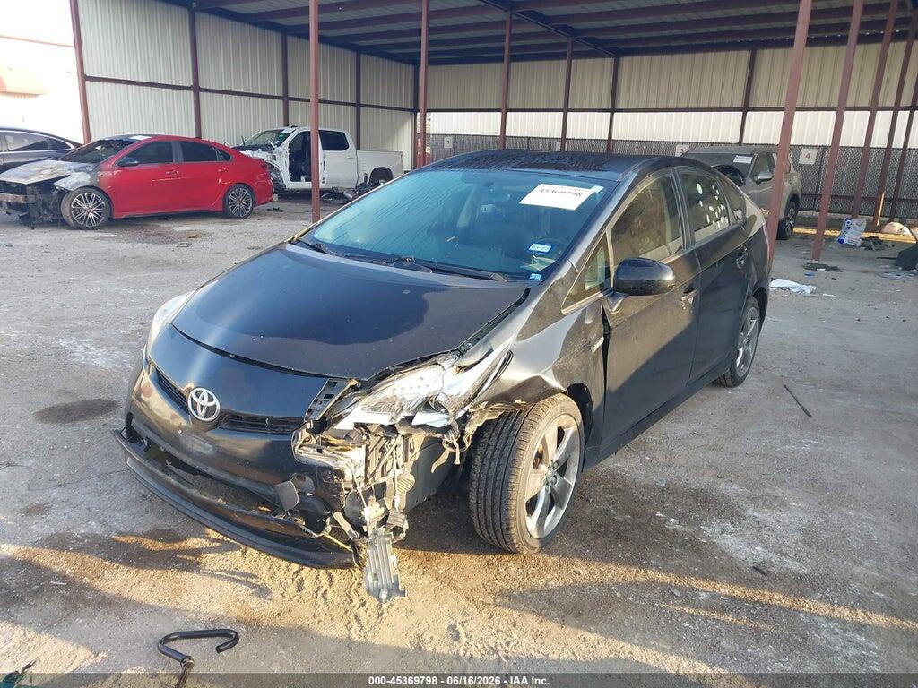 JTDKN3DU4D5585411 2013 TOYOTA PRIUS photo no. 2