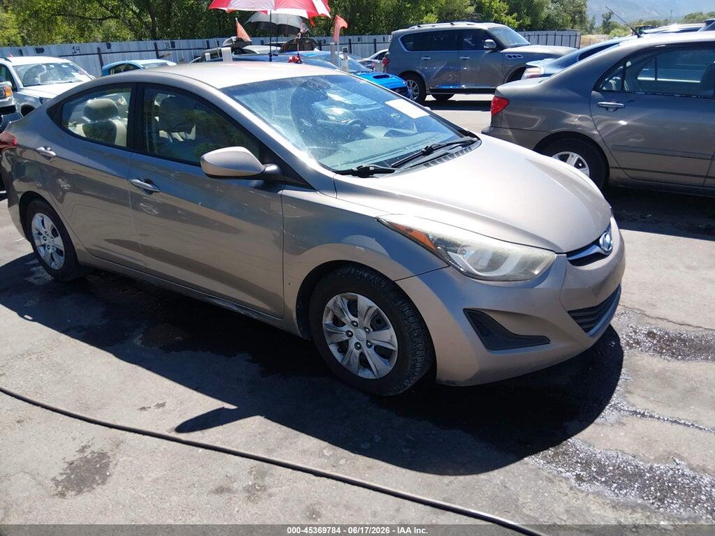 5NPDH4AE7GH698342 2016 HYUNDAI ELANTRA photo no. 1