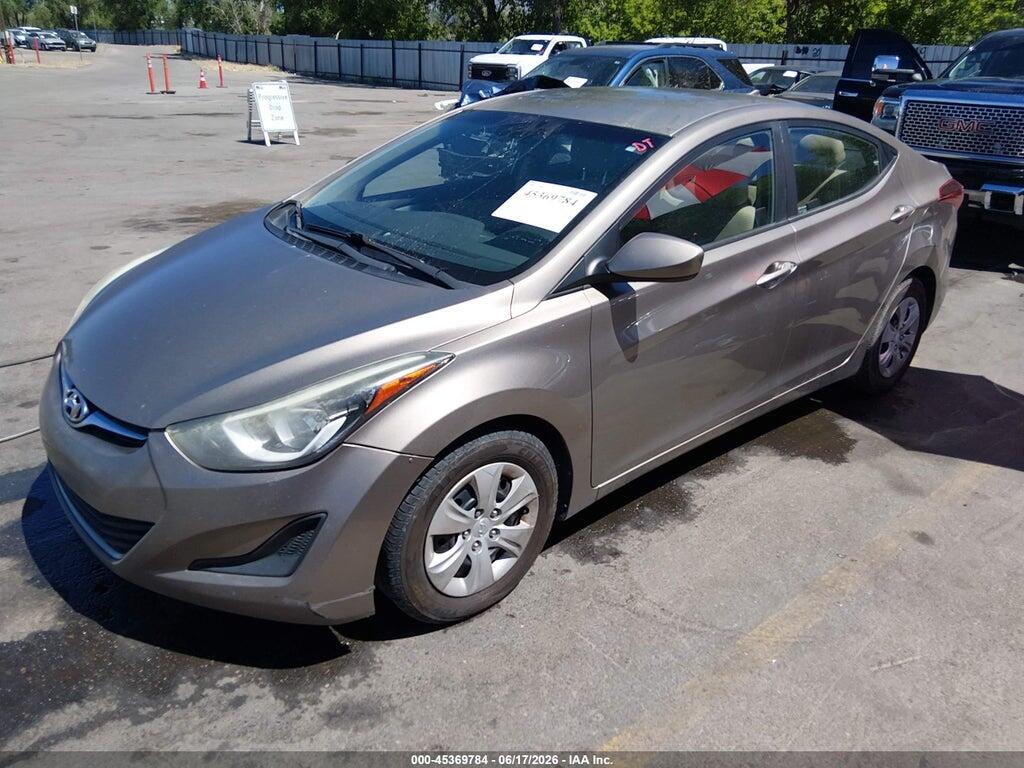 5NPDH4AE7GH698342 2016 HYUNDAI ELANTRA photo no. 2