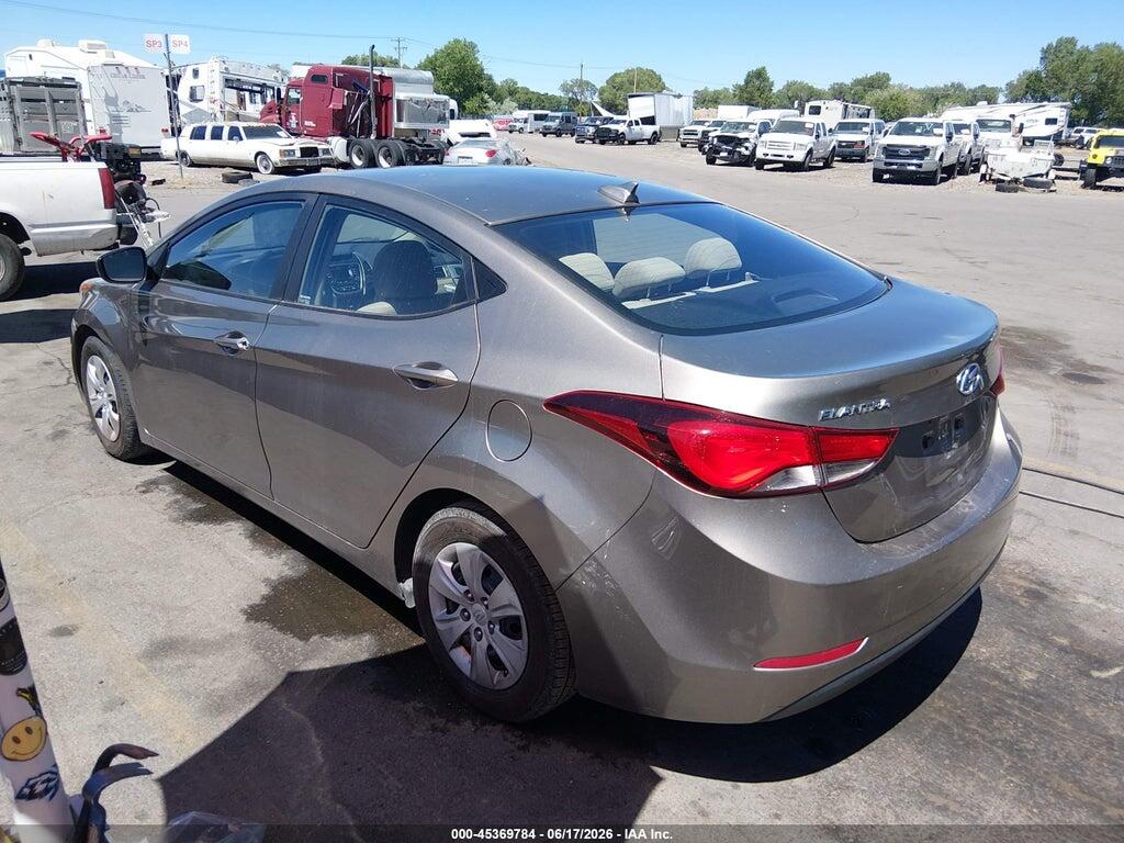 5NPDH4AE7GH698342 2016 HYUNDAI ELANTRA photo no. 3