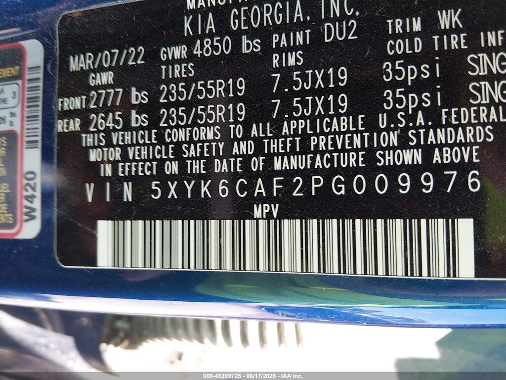 5XYK6CAF2PG009976 2023 KIA SPORTAGE photo no. 9