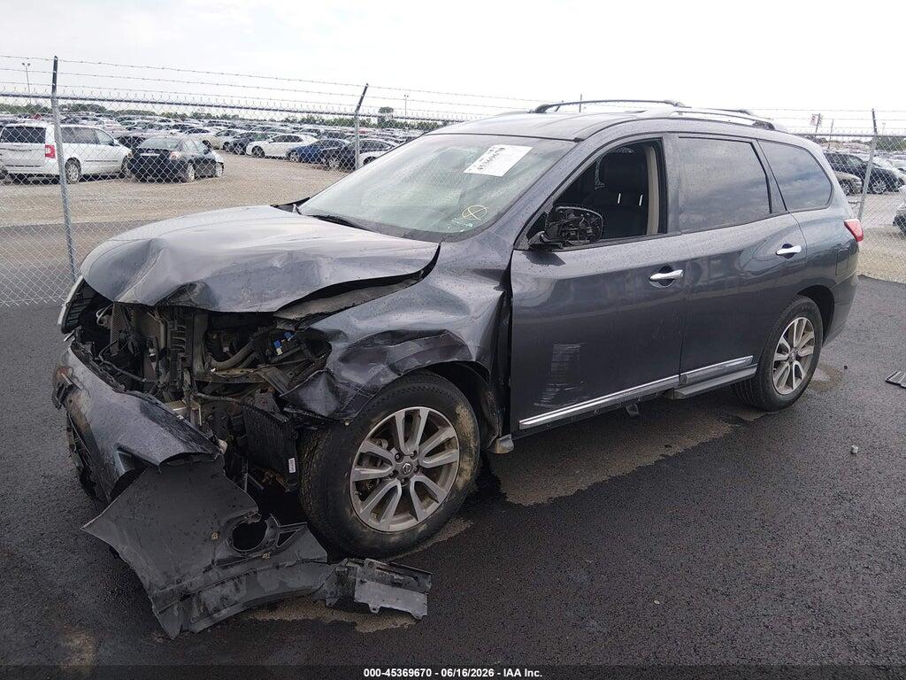 5N1AR2MMXDC663045 2013 NISSAN PATHFINDER photo no. 2