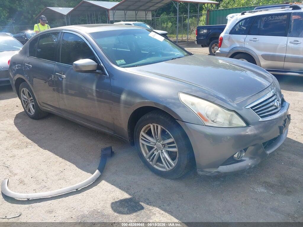 JN1DV6AR5BM652128 2011 INFINITI G25X photo no. 1