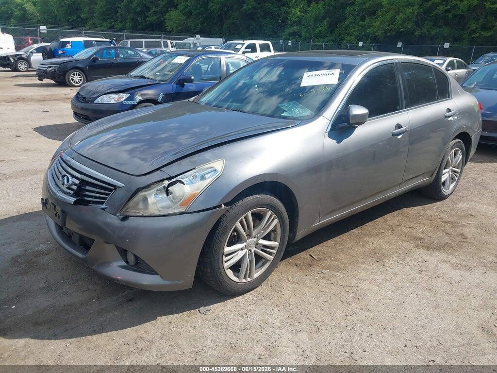 JN1DV6AR5BM652128 2011 INFINITI G25X photo no. 2