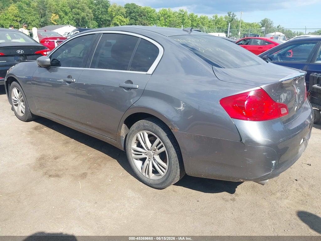 JN1DV6AR5BM652128 2011 INFINITI G25X photo no. 3