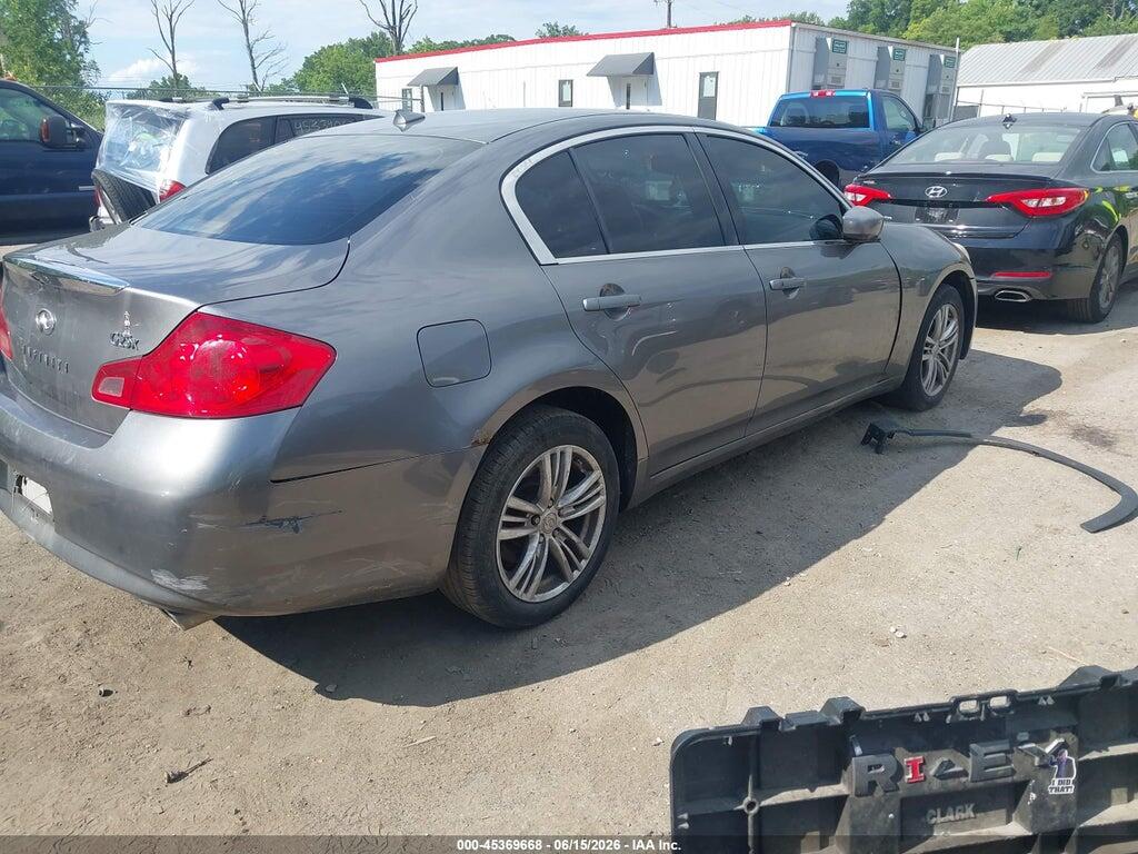 JN1DV6AR5BM652128 2011 INFINITI G25X photo no. 4