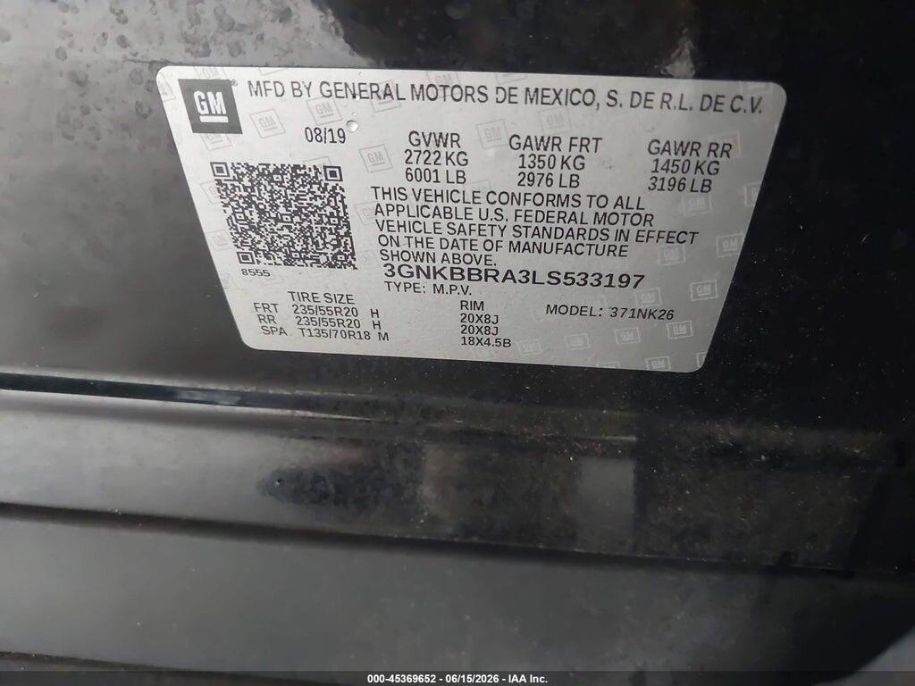 3GNKBBRA3LS533197 2020 CHEVROLET BLAZER photo no. 9