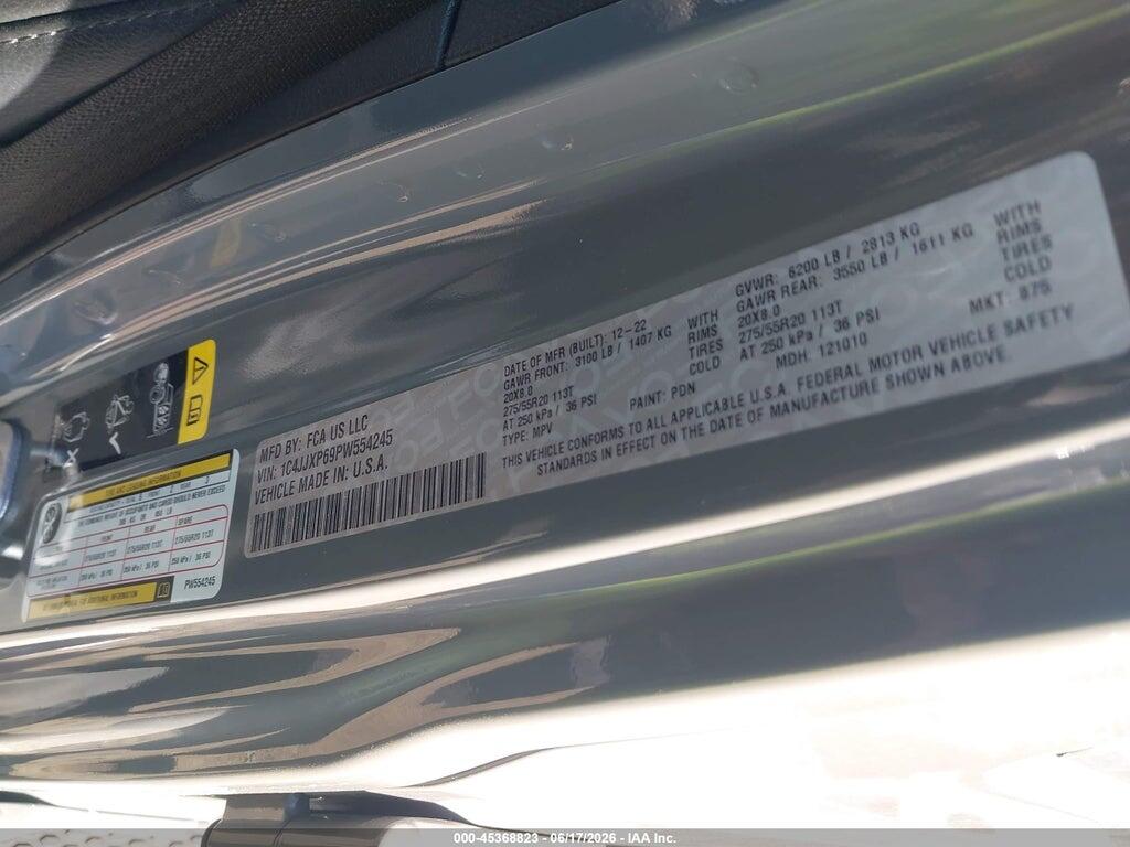 1C4JJXP69PW554245 2023 JEEP WRANGLER 4XE photo no. 9