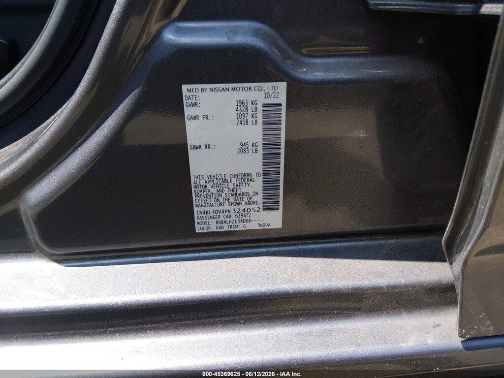 1N4BL4DV4PN324052 2023 NISSAN ALTIMA photo no. 9