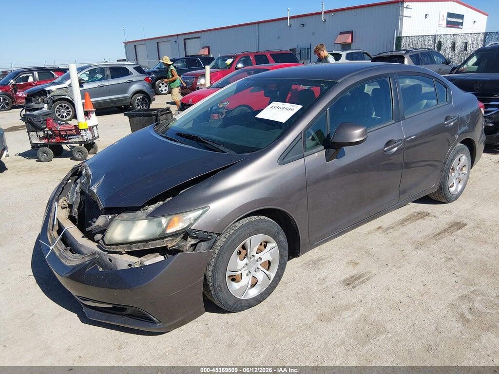 19XFB2F5XDE013029 2013 HONDA CIVIC photo no. 2