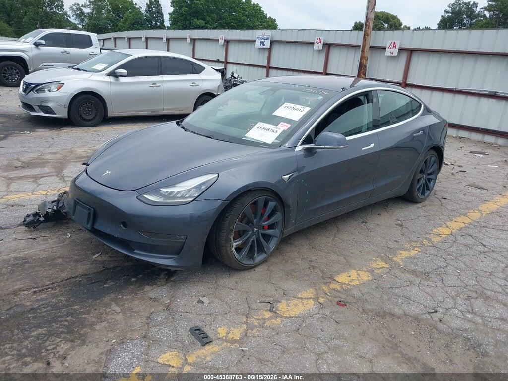 5YJ3E1EB9KF231174 2019 TESLA MODEL 3 photo no. 2