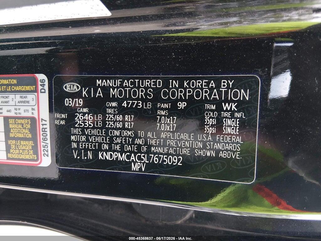 KNDPMCAC5L7675092 2020 KIA SPORTAGE photo no. 9