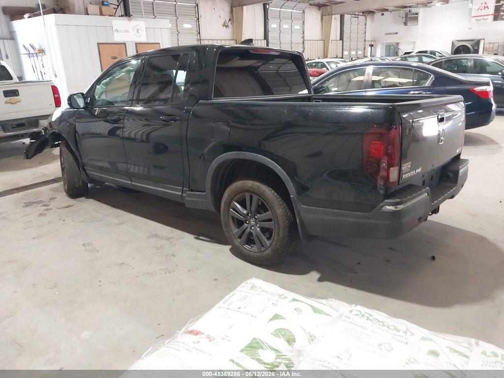 5FPYK3F16HB033216 2017 HONDA RIDGELINE photo no. 3
