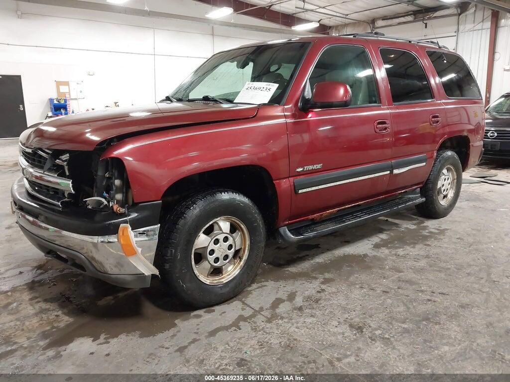 1GNEK13T31J179665 2001 CHEVROLET TAHOE photo no. 2