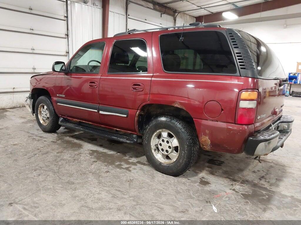 1GNEK13T31J179665 2001 CHEVROLET TAHOE photo no. 3