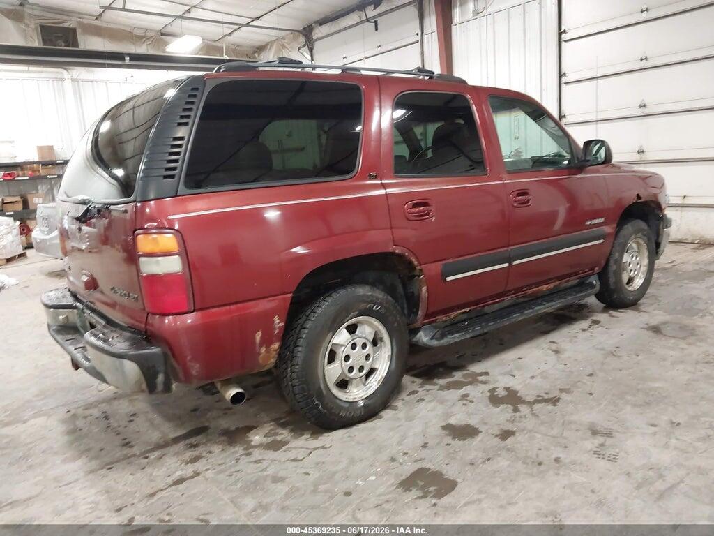 1GNEK13T31J179665 2001 CHEVROLET TAHOE photo no. 4