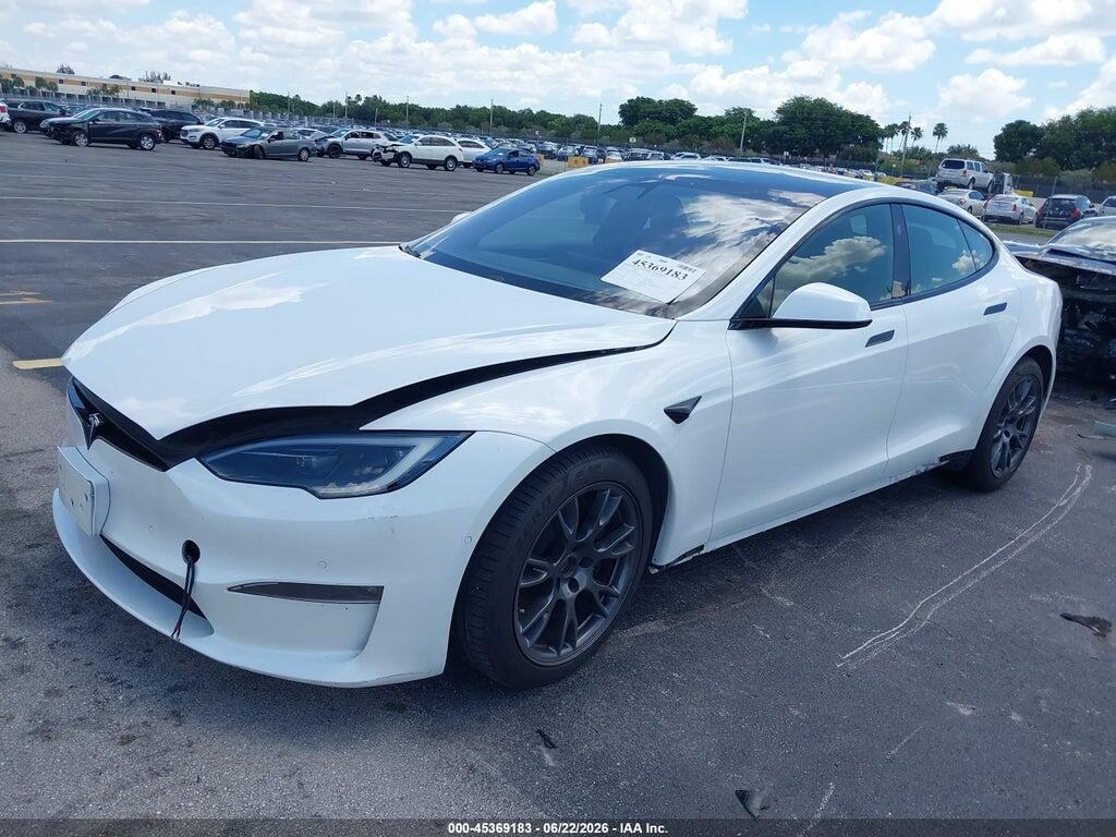 5YJSA1E50NF477052 2022 TESLA MODEL S photo no. 2