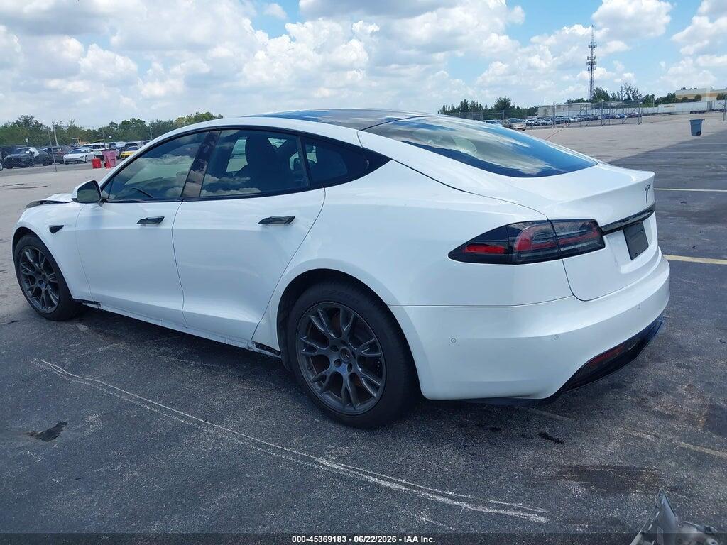5YJSA1E50NF477052 2022 TESLA MODEL S photo no. 3