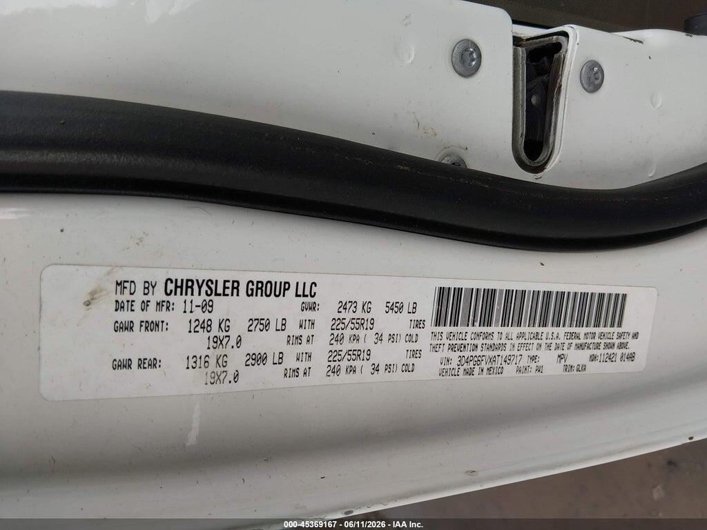 3D4PG6FVXAT149717 2010 DODGE JOURNEY photo no. 9