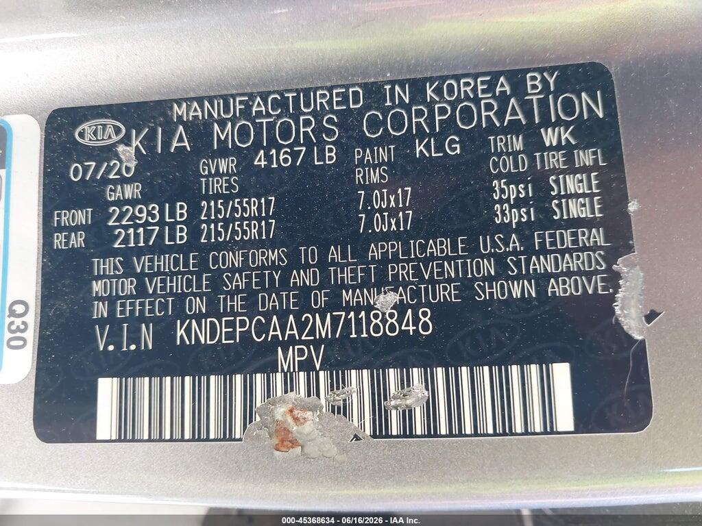 KNDEPCAA2M7118848 2021 KIA SELTOS photo no. 9