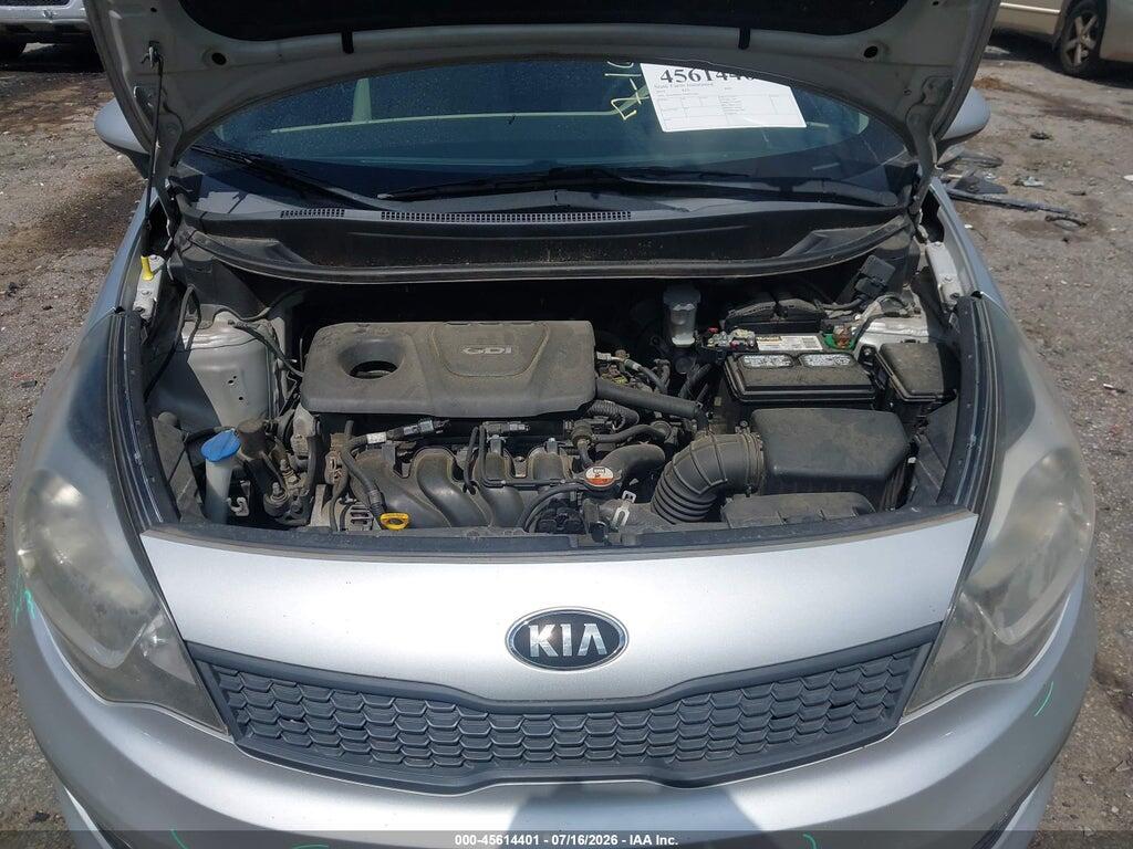 KNADM4A39G6554485 2016 KIA RIO photo no. 10