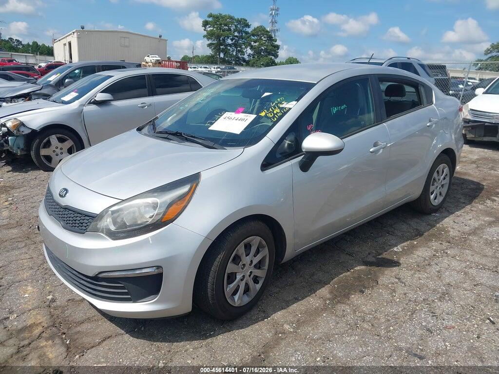 KNADM4A39G6554485 2016 KIA RIO photo no. 2