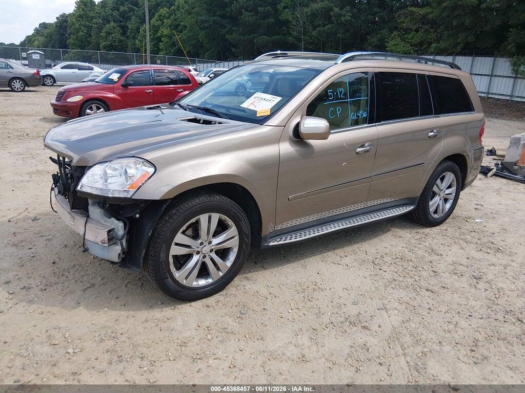 4JGBF7BE1AA597319 2010 MERCEDES-BENZ GL 450 photo no. 2