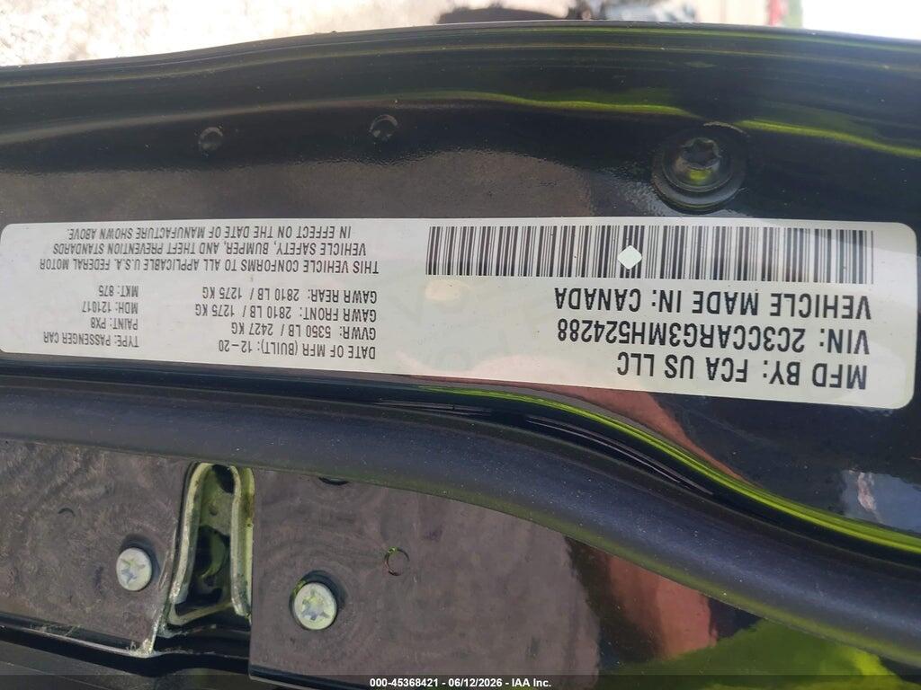 2C3CCARG3MH524288 2021 CHRYSLER 300 photo no. 9