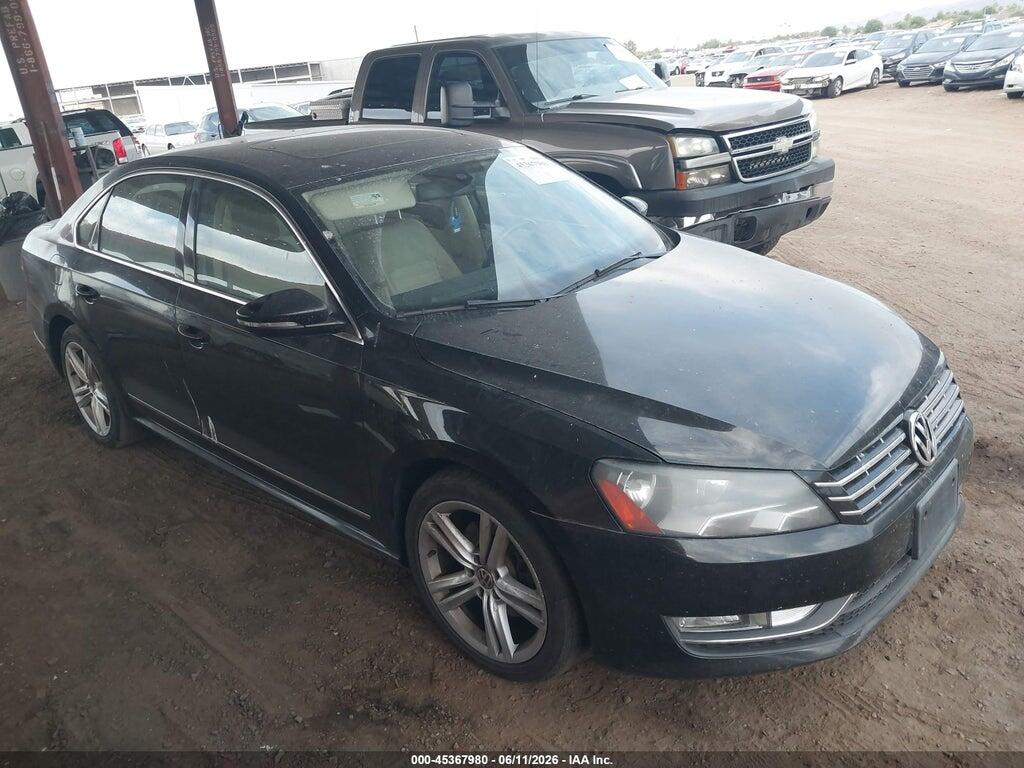 1VWBN7A39CC017343 2012 VOLKSWAGEN PASSAT photo no. 1