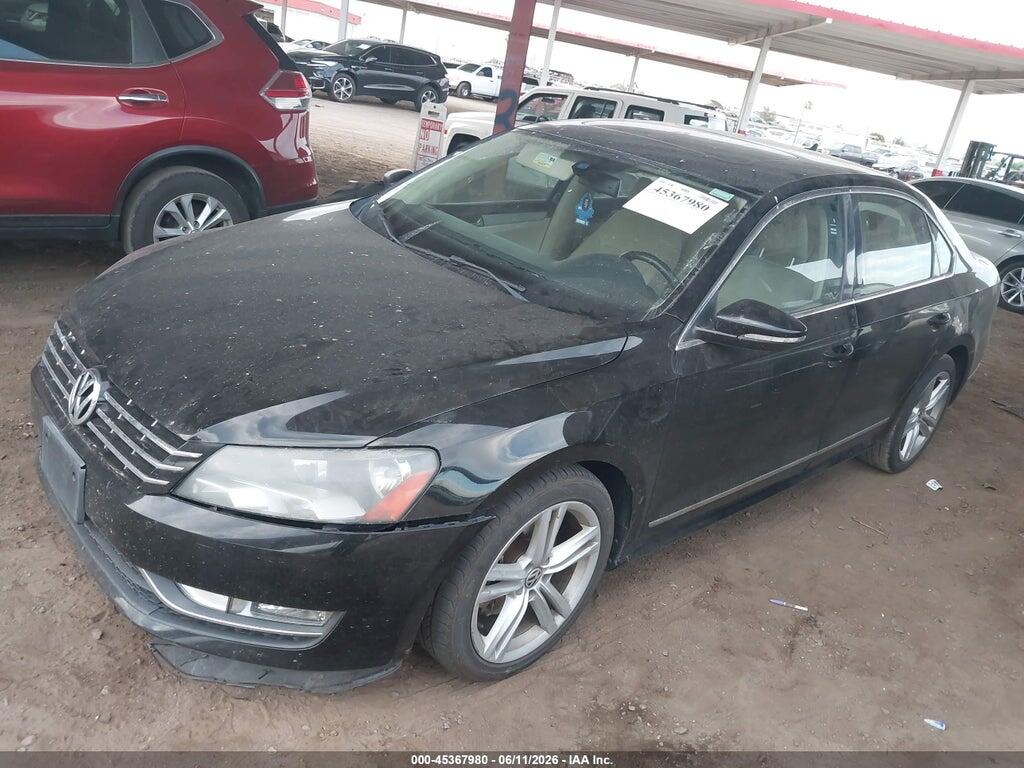 1VWBN7A39CC017343 2012 VOLKSWAGEN PASSAT photo no. 2