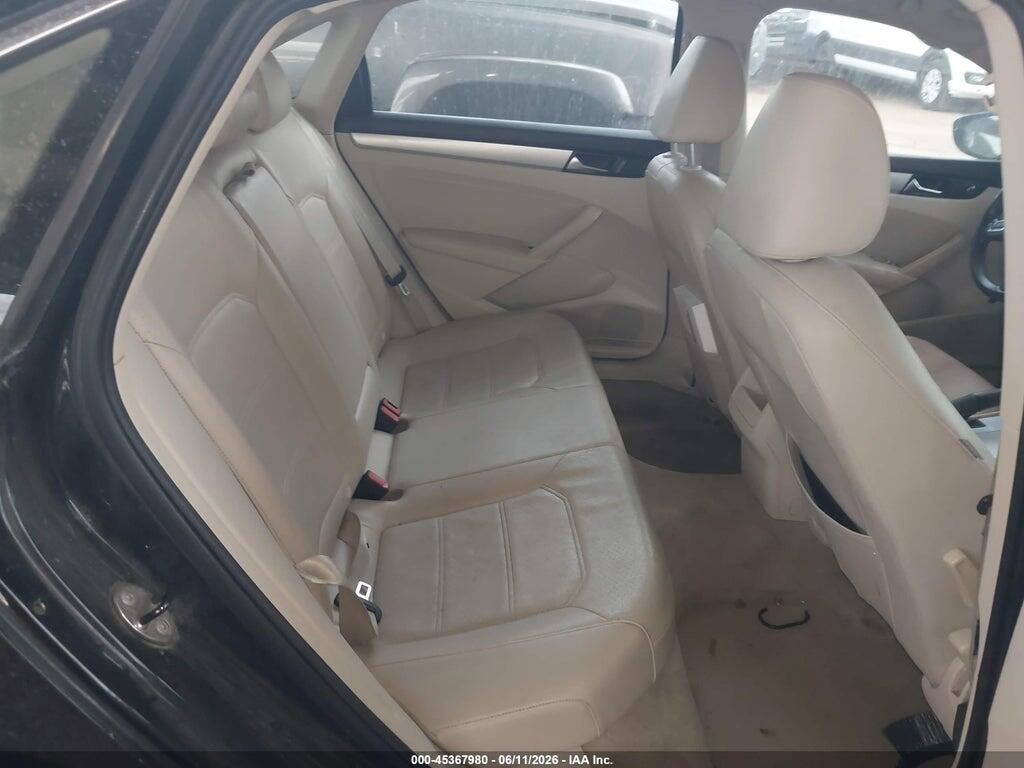 1VWBN7A39CC017343 2012 VOLKSWAGEN PASSAT photo no. 8