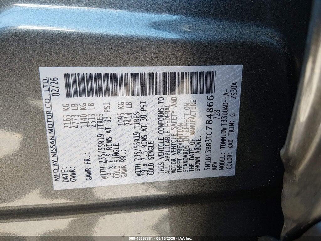 5N1BT3BB3TC784866 2026 NISSAN ROGUE photo no. 9