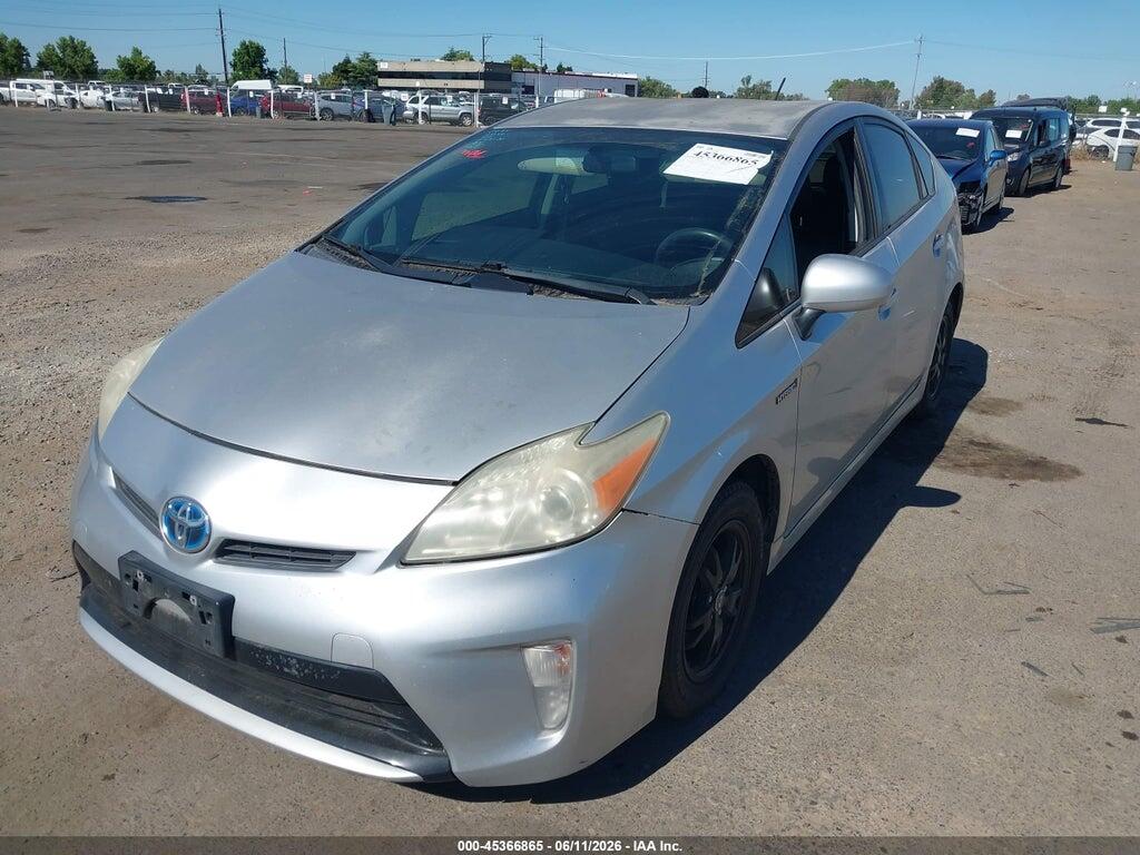 JTDKN3DU1D1722019 2013 TOYOTA PRIUS photo no. 2