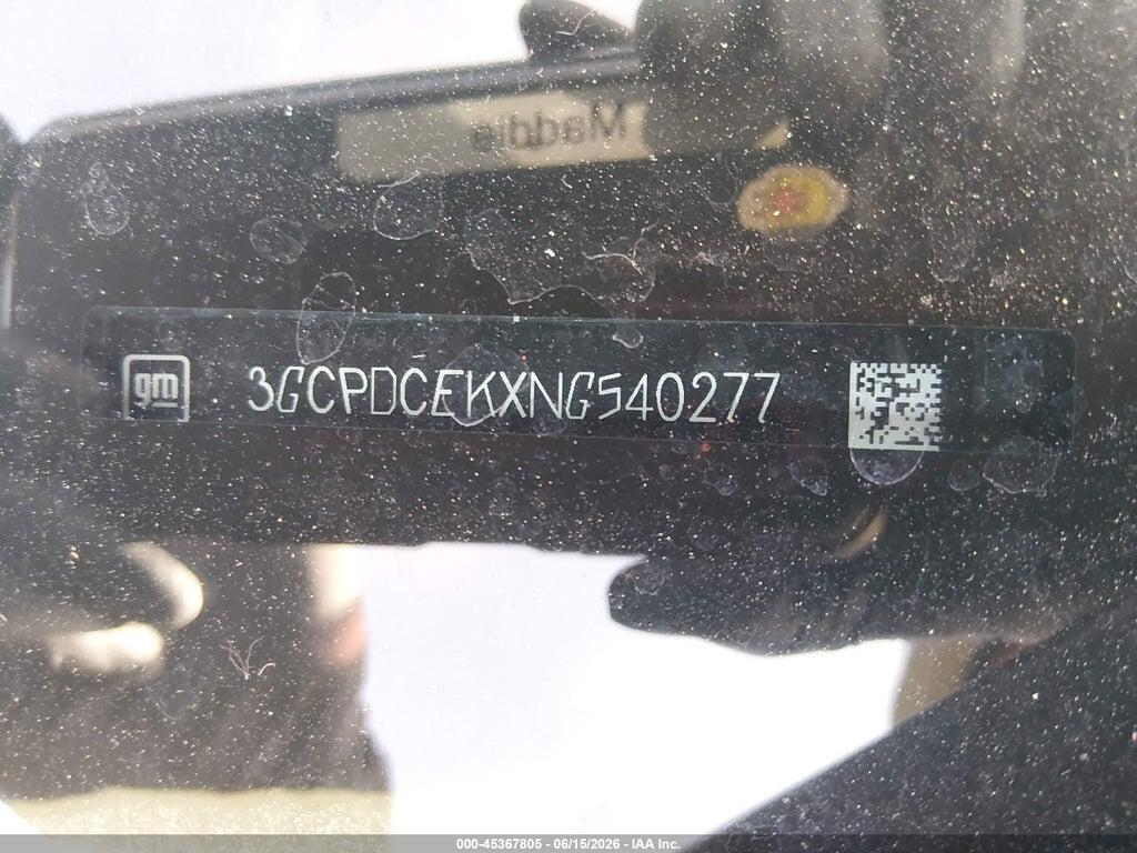 3GCPDCEKXNG540277 2022 CHEVROLET SILVERADO 1500 photo no. 9