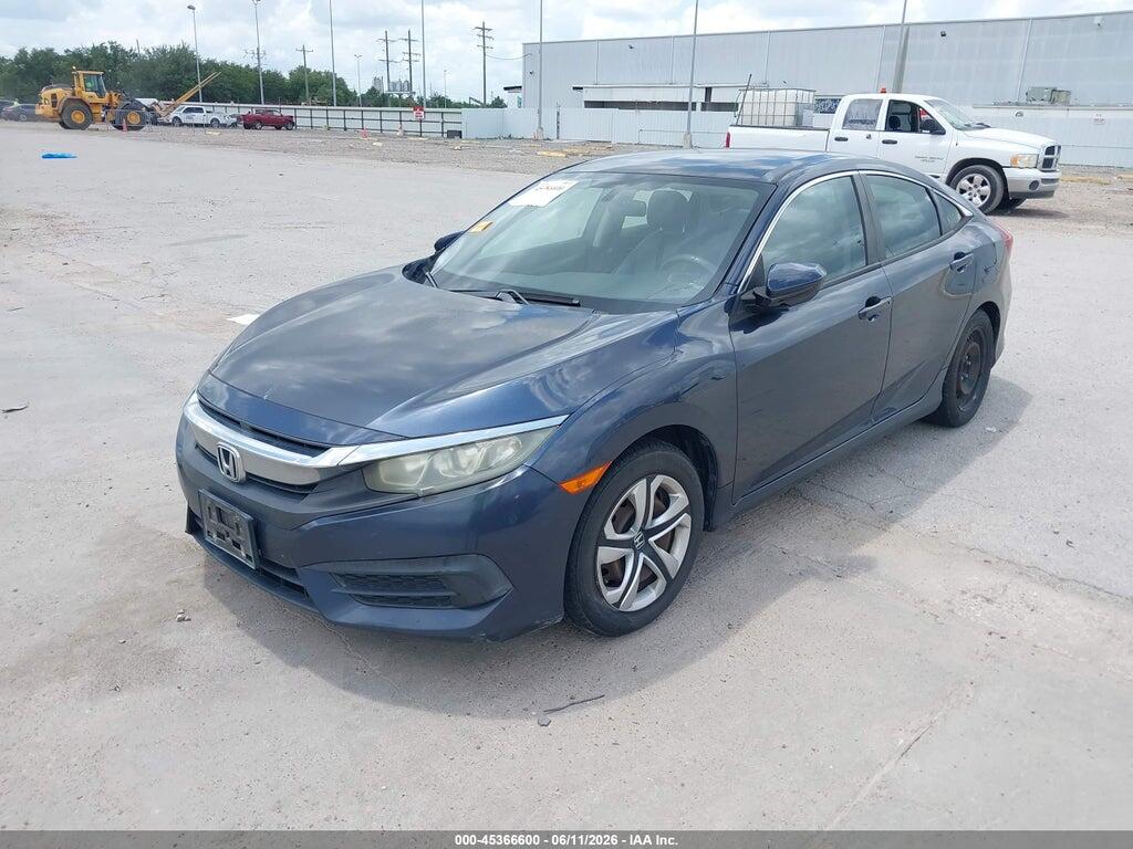 19XFC2F55GE019399 2016 HONDA CIVIC photo no. 2