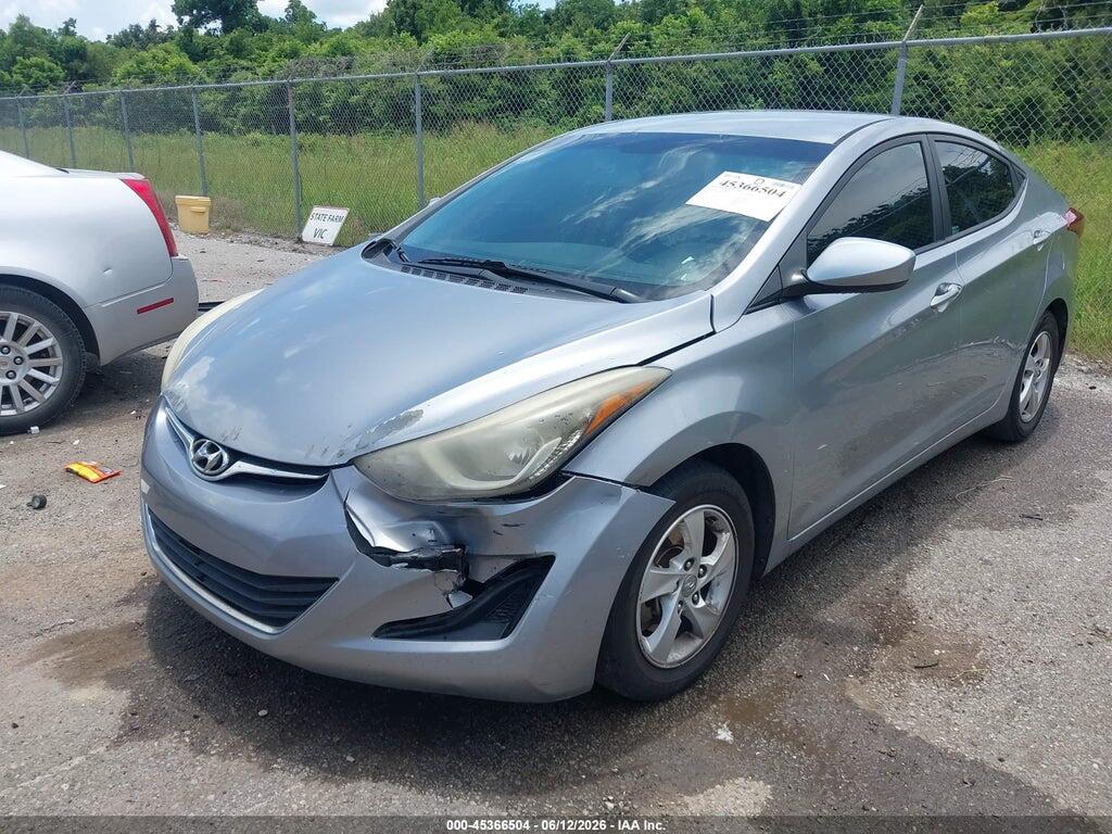 5NPDH4AE4FH590727 2015 HYUNDAI ELANTRA photo no. 2