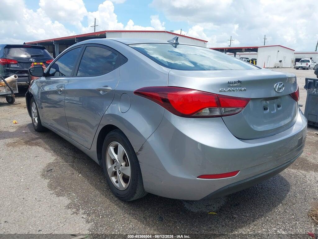 5NPDH4AE4FH590727 2015 HYUNDAI ELANTRA photo no. 3