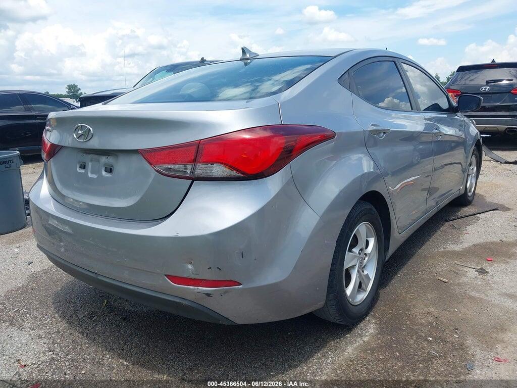 5NPDH4AE4FH590727 2015 HYUNDAI ELANTRA photo no. 4
