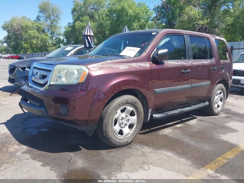 5FNYF3H27AB010598 2010 HONDA PILOT photo no. 2